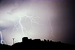 Lightning In The Desert Photograph
